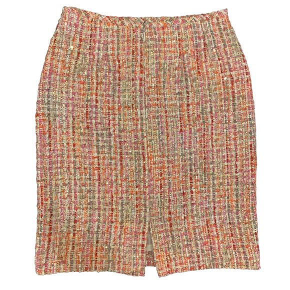 Tahari pink tweed pencil skirt - 2p NWT - Picture 5 of 13